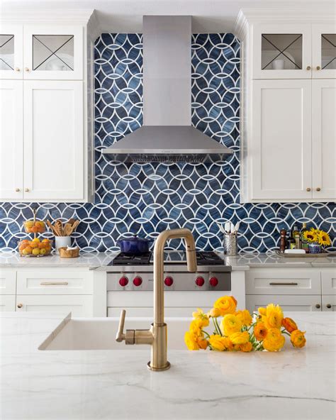 blue tile kitchen backsplash pictures.